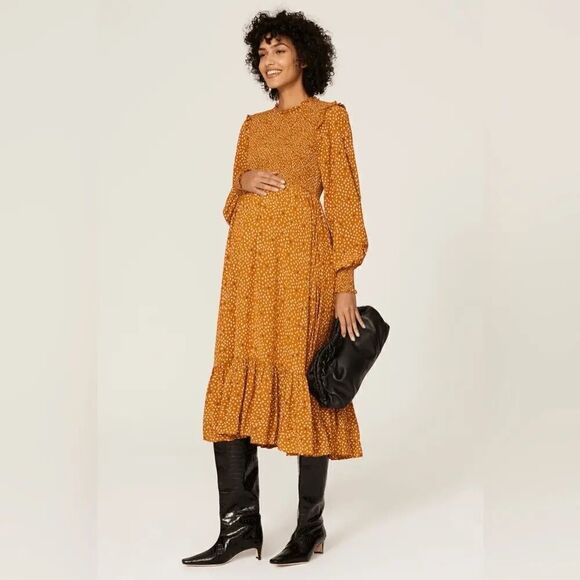 Hatch Lana Dress Yellow/Gold - Picture 1 of 10